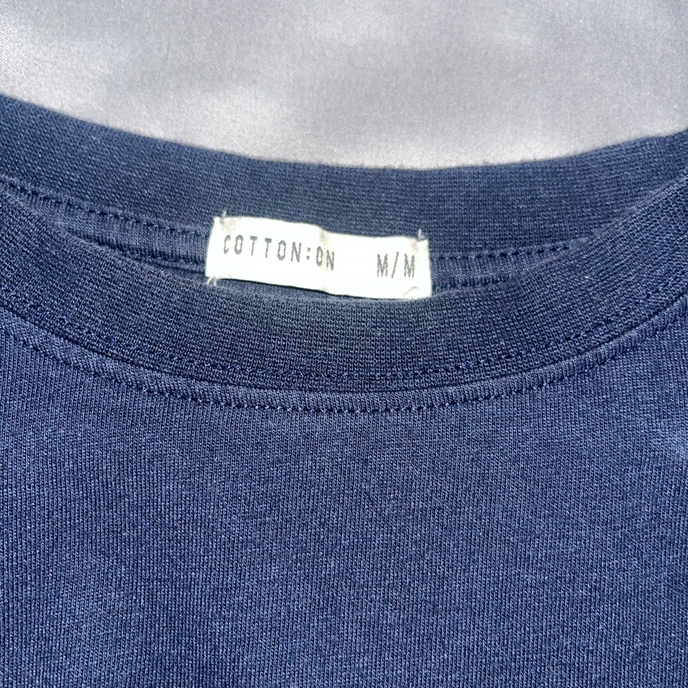 Blue Cropped Tee - Picture 4 of 4